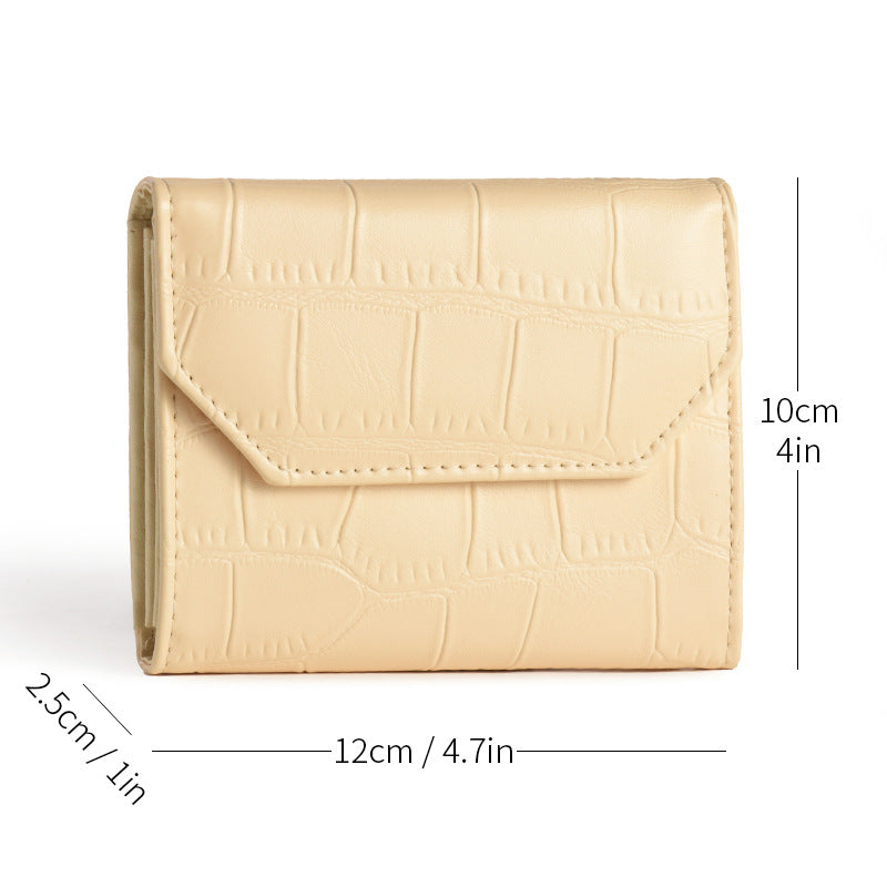 3-Pack Soft PU Rhombus Pattern Quilted Lipstick & Card Holder - Portable & Durable Cosmetic Pouch / Coin Purse (Brown Quilted & Beige Crocodile Pattern & Black Crocodile Pattern Set) - Image 4