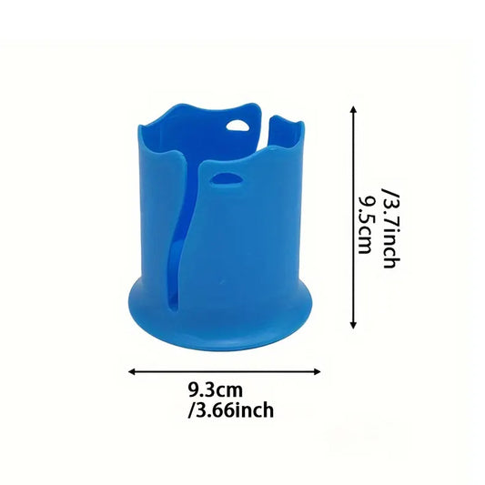 2-Pack Blue Outdoor Surfboard Water Bottle Holder - Portable PP & Silicone Drink Stabilizer for Water Sports - Image 4