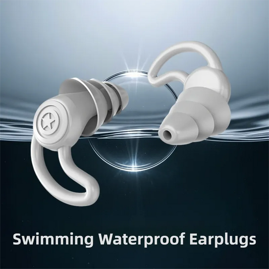 2-Pairs Pink Noise Reduction Silicone Ear Plugs for Swimming, Sleep, and Study - Waterproof Reusable Sound Blocking Earplugs - Image 2