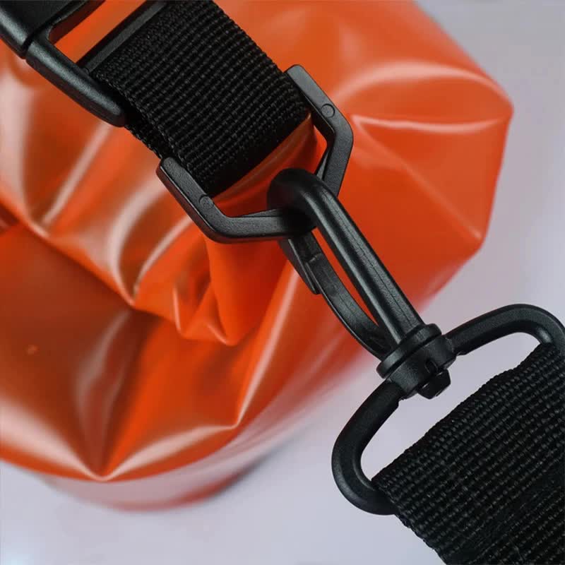 Pink 10L PVC Waterproof Swimming Bag Bonus with Waterproof Phone Pouch - Roll-Top Floating Dry Gear Bags for Beach, Kayaking & Outdoor Sports - Image 4