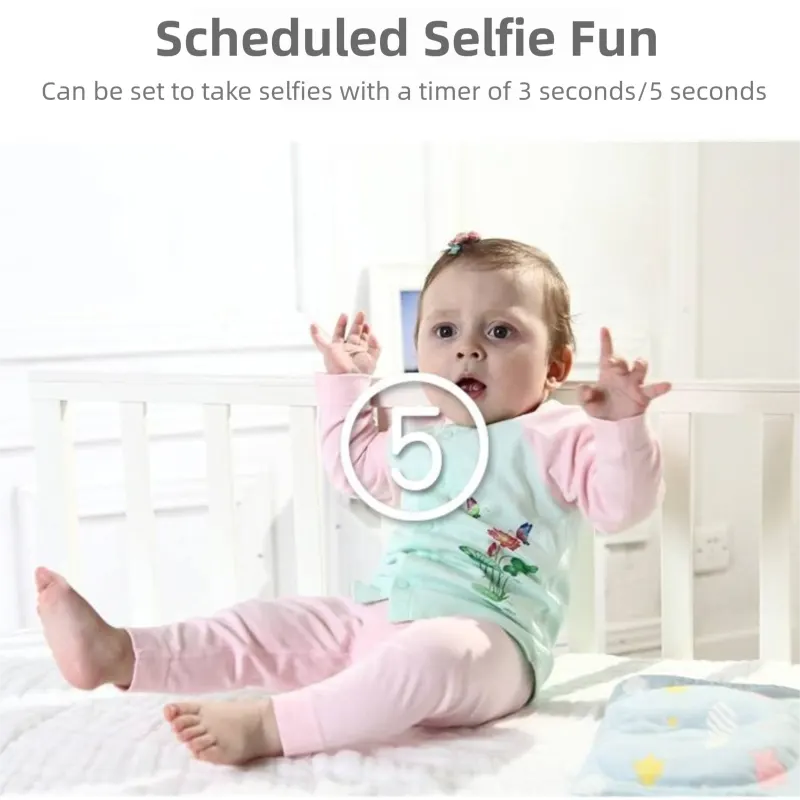 X2 Blue HD Dual Lens Kids Carrot Bunny Digital Camera - Multi-Functions With 20MP Interpolation, Photo & Multiple Filters, 1080P Video and Game - Image 4
