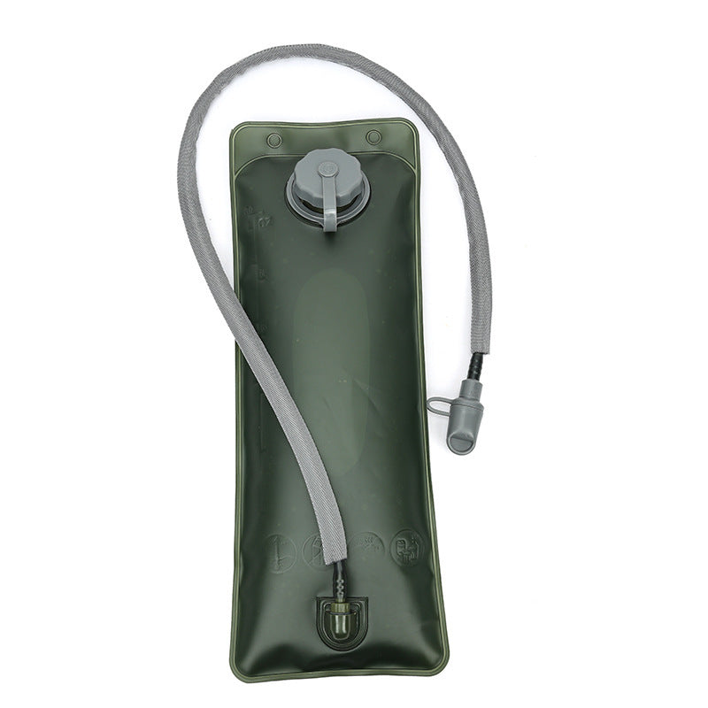 Outdoor Grey 3L Hydration Bladder for Running & Cycling - Eco-Friendly PEVA Material Water Reservoir Pack Insert with Bite Valve & 93CM Water Pipe