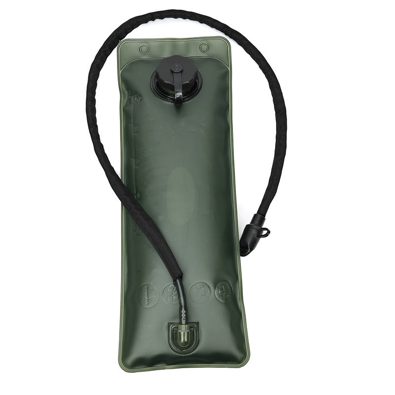 Outdoor Black 3L Hydration Bladder for Running & Cycling - Eco-Friendly PEVA Material Water Reservoir Pack Insert with Bite Valve & 93CM Water Pipe