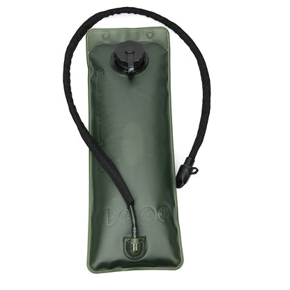 Outdoor Black 3L Hydration Bladder for Running & Cycling - Eco-Friendly PEVA Material Water Reservoir Pack Insert with Bite Valve & 93CM Water Pipe