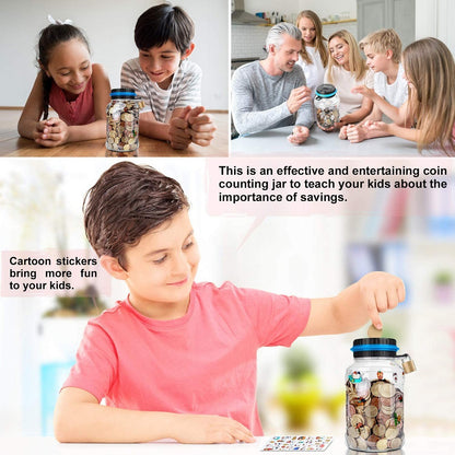 Digital Counting Money Box with Lock - AUD Australian Coin Compatible Piggy Bank for Kids & Adults (7.95x4.45in) - Image 3