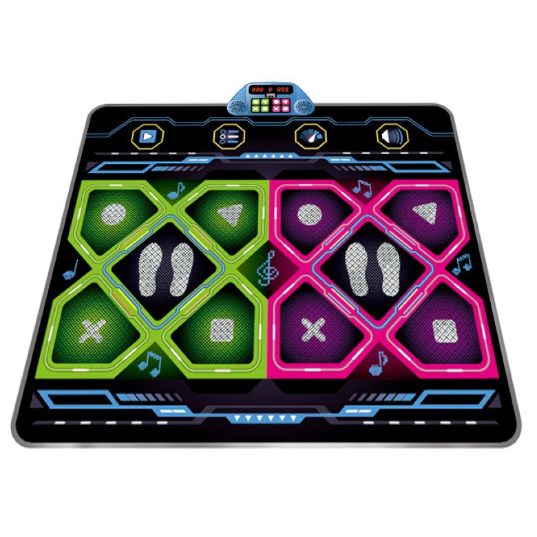 Kids Dual Player Interactive Electronic Dance Mat - Extra Large 105x90cm Anti-Slip Music Game Pad with Two Modes & Three Ways, No TV Required - Image 2