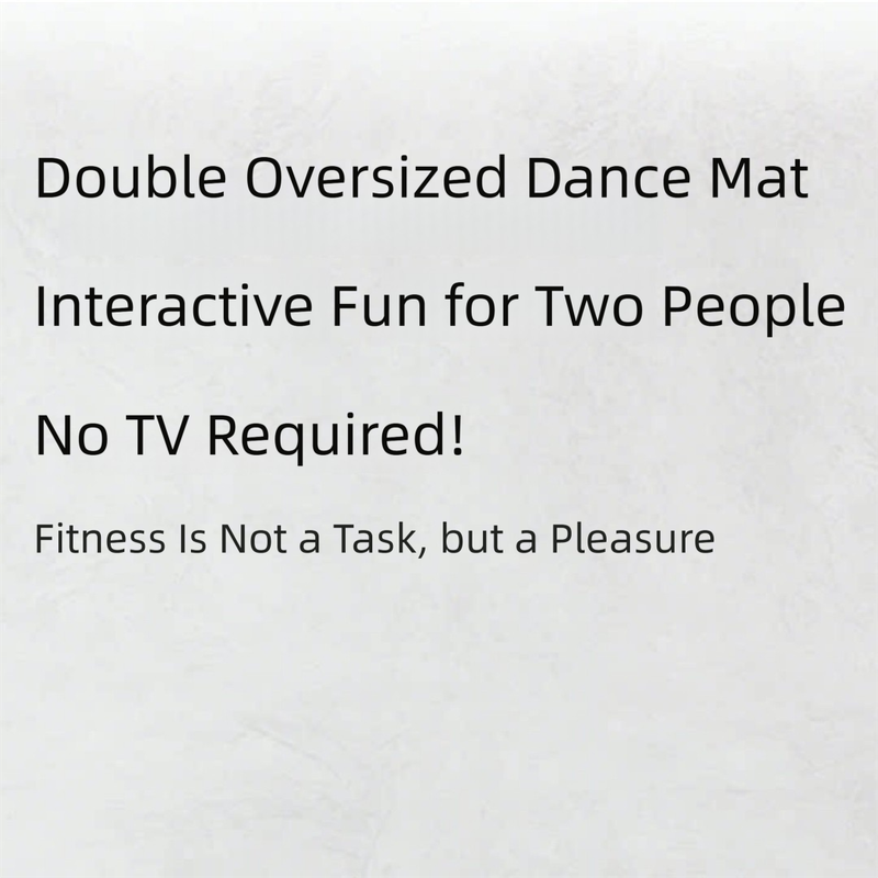 Kids Dual Player Interactive Electronic Dance Mat - Extra Large 105x90cm Anti-Slip Music Game Pad with Two Modes & Three Ways, No TV Required - Image 4