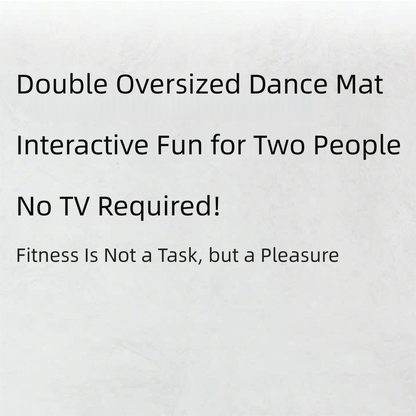 Kids Dual Player Interactive Electronic Dance Mat - Extra Large 105x90cm Anti-Slip Music Game Pad with Two Modes & Three Ways, No TV Required - Image 4