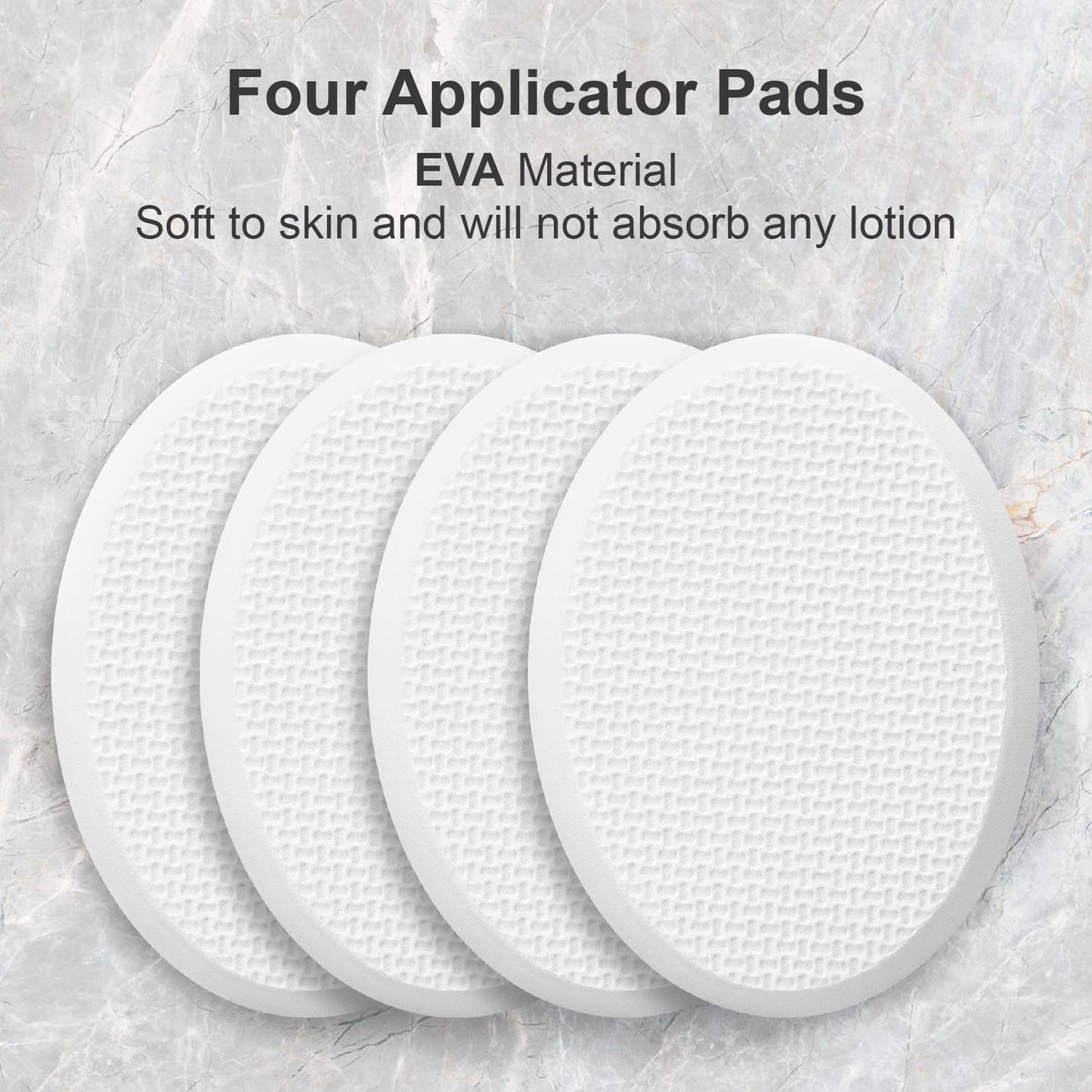 Long Handle Bath Gentle Body Scrubber Set - Non-Slip Grip Back Brush with 4 EVA Exfoliating Sponge Heads - Image 7