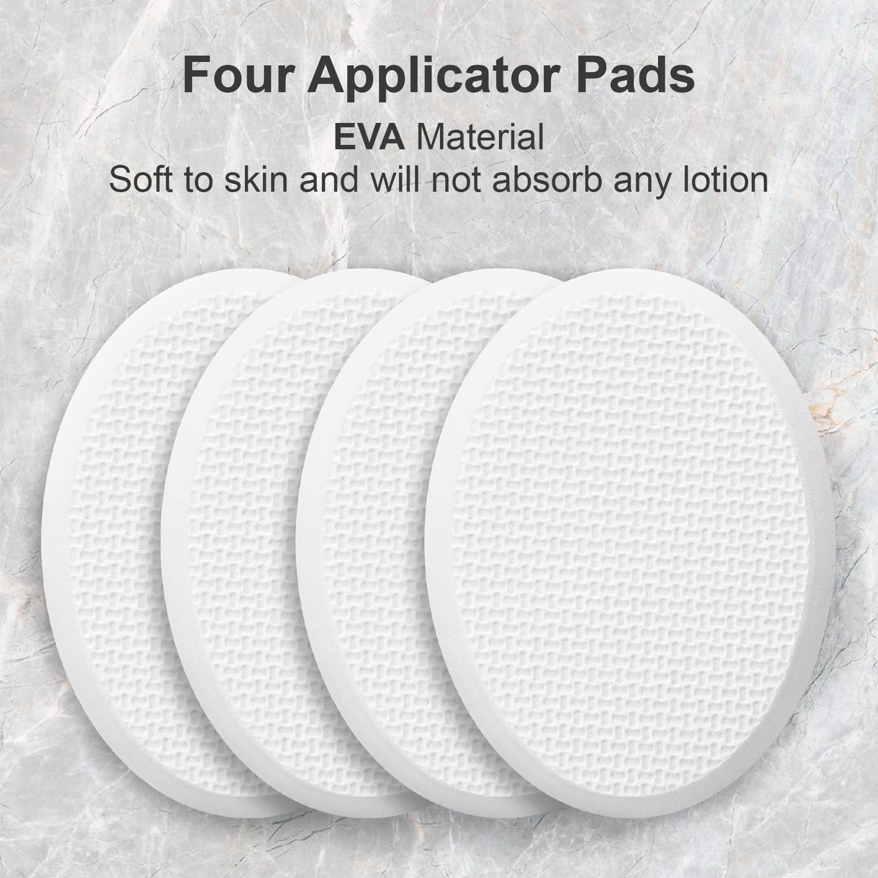 Long Handle Bath Gentle Body Scrubber Set - Non-Slip Grip Back Brush with 4 EVA Exfoliating Sponge Heads - Image 7