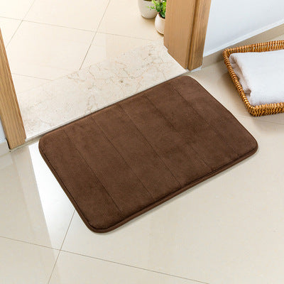 Dark Brown Ultra-Absorbent Non-Slip Thickened Bath Mat(1.8x40x120CM) - Luxurious Durable Soft Floor Rug with Rubber Backing, Hand & Machine Washable Doormat for Bathroom & Entry