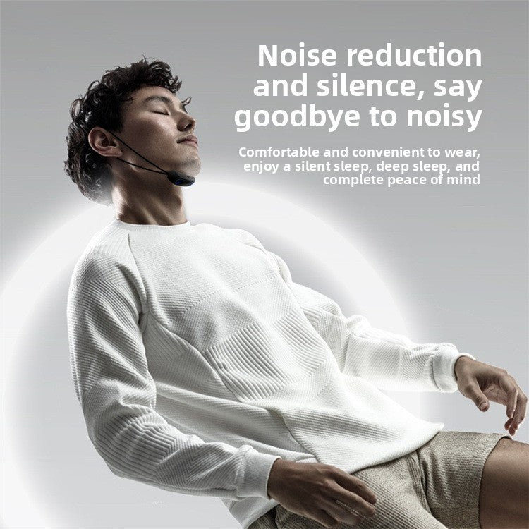 Black Smart Anti-Snoring Device - TENS Pulse Snore Stopper for Quieter Sleep - Image 4
