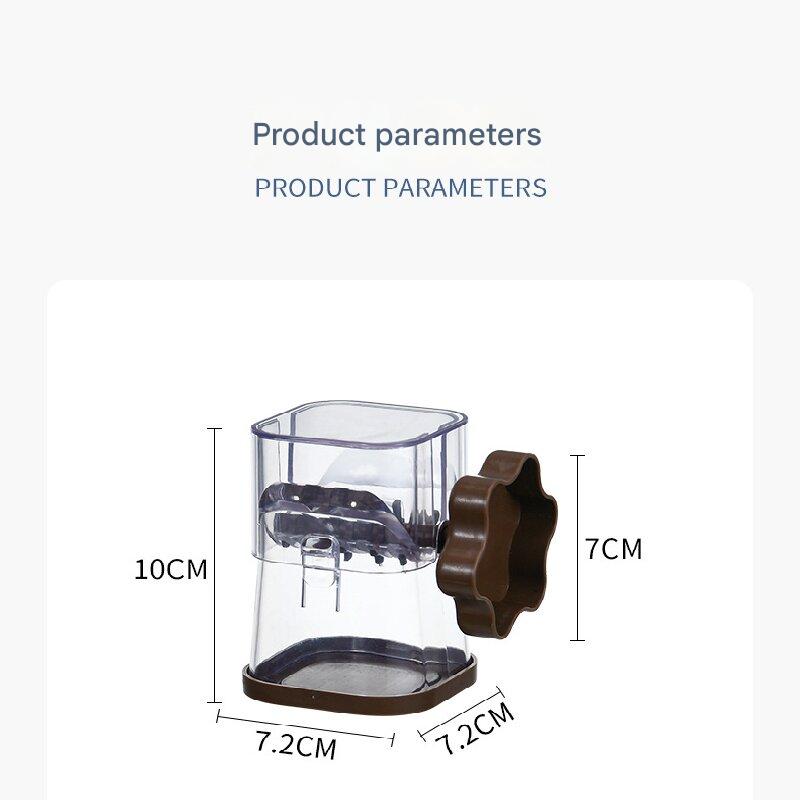 Coffee color Manual Nut & Chocolate Grinder - Effortless Peanut Walnut Chopper - Easy Clean Kitchen Tool - Image 4
