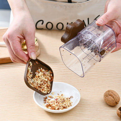 Yellow Manual Nut & Chocolate Grinder - Effortless Peanut Walnut Chopper - Easy Clean Kitchen Tool - Image 3