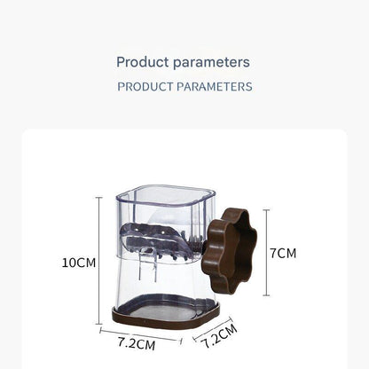 Navy blue Manual Nut & Chocolate Grinder - Effortless Peanut Walnut Chopper - Easy Clean Kitchen Tool - Image 4
