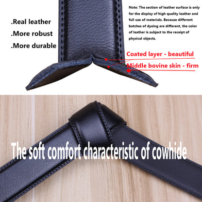 Valentine's Day Gift - Premium Men's Genuine Leather Automatic Buckle Belt - Business & Casual(Style 5) - Image 2