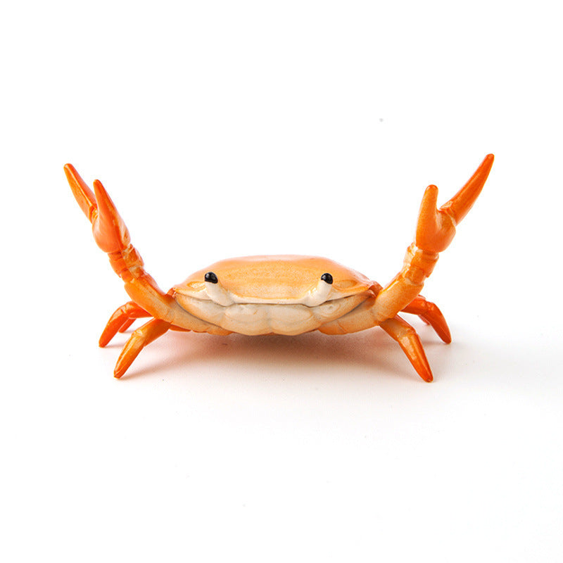 3-Pack Red Creative Crab Pen Holders - Cute Desk Organizer & Phone Stand - Novelty Office Decor & Gift Idea
