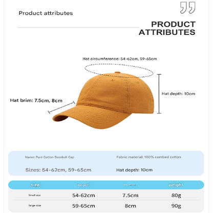 Wine red Premium Pure Cotton Quick-Dry Baseball Cap - Outdoor Sports & Camping Sun Hat, Adjustable Fit(59-65cm) - Image 4
