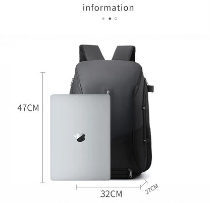 White and green Multi-functional Sports Backpack for Men & Women - Waterproof Basketball, Badminton, Tennis & Soccer Bag with Shoe Compartment + Net - Image 4