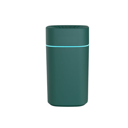 Green 2-in-1 Ultrasonic Air Humidifier with 7-Color LED Night Light - Quiet Desktop Mini Humidifier for Home, Office, Bedroom
