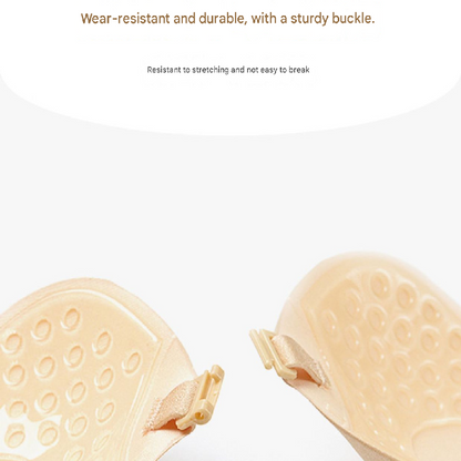 3-PCS Skin color Invisible Silicone Push-Up Bra - Reusable Adhesive Mango Breast Pasties with Breathable Design - Strapless Backless Self-Adhesive Nipple Covers for Women(Cup C) - Image 4
