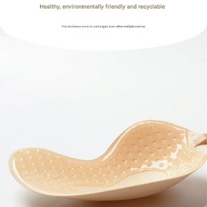 3-PCS Black color Invisible Silicone Push-Up Bra - Reusable Adhesive Mango Breast Pasties with Breathable Design - Strapless Backless Self-Adhesive Nipple Covers for Women(Cup A) - Image 4