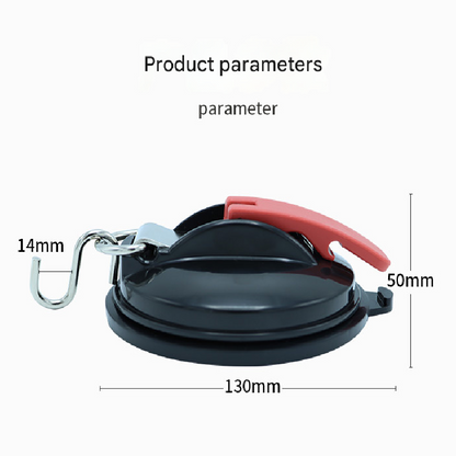 4 Pack Deep blue dial + black buckle Heavy Duty Suction Cup Anchors with S-Hooks for Car Side Awnings and Camping Tarps Multifunctional Tie Down Points for Outdoor Road Trips 10kg Capacity - Image 6