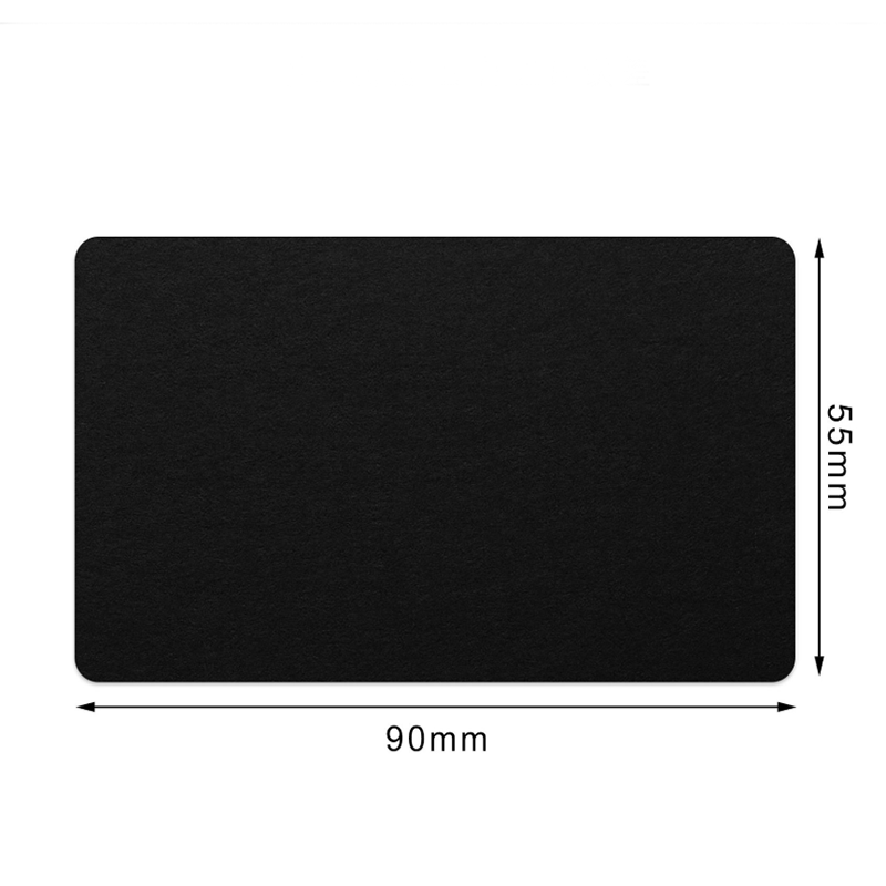 Black 4 Pack Blank Cardstock DIY Flashcards Message Notes 90mm x 55mm Business Card Size for Study and Crafts 200 Pieces - Image 3