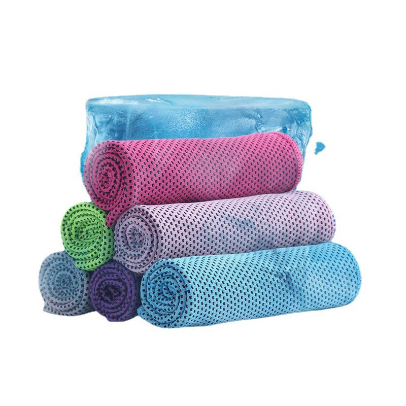 Black 5 Pack Instant Cooling Towel Set Soft Breathable Sports Sweat Towel for Gym Yoga Running Hiking and Outdoor Activities 30x80cm - Image 6