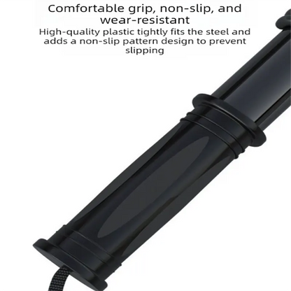 Black Power Twister Bar Upper Body Workout Equipment Chest Expander Arm Strengthener Spring Exerciser for Men Home Gym(40kg) - Image 2