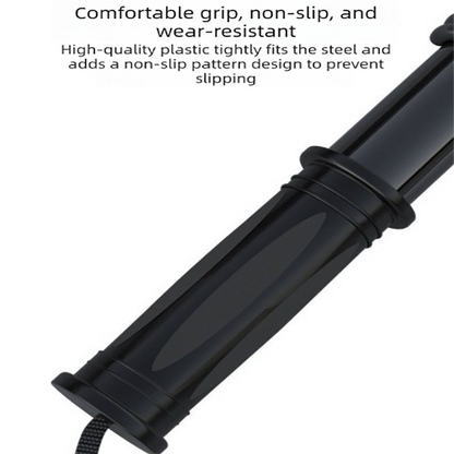 Black Power Twister Bar Upper Body Workout Equipment Chest Expander Arm Strengthener Spring Exerciser for Men Home Gym(20kg) - Image 2