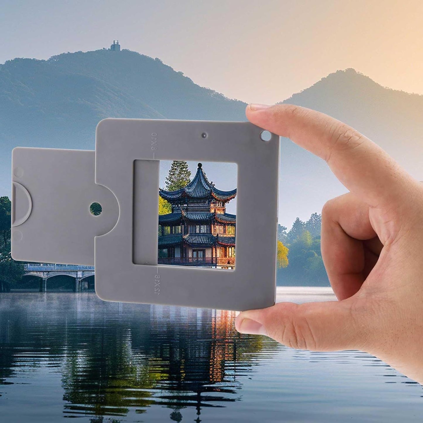 3-PCS Grey Portable Artist View Catcher Viewfinder Tool for Painting Composition and Colour Value Identification - Image 2