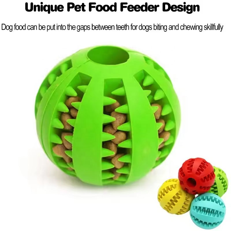 Blue TPR Dog Chew Ball Set – 3-Piece Size Combination (Small, Medium, Large) with Food Hiding Design for Teeth Cleaning and Mental Stimulation in Australia - Image 2