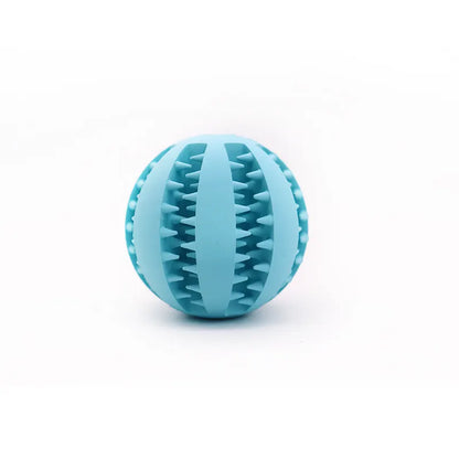Lake blue TPR Dog Chew Ball Set – 3-Piece Size Combination (Small, Medium, Large) with Food Hiding Design for Teeth Cleaning and Mental Stimulation in Australia