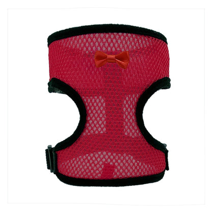 2-Pcs Red Adjustable Pet Harness with Leash – Breathable Mesh Design for Small Dogs, Cats, Chickens, Ducks & More | Anti-Escape, 360° Support, Lightweight & Comfortable in Australia(Size:XS)