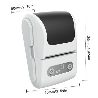 White Portable Bluetooth Thermal Label Printer – Compact, Ink-Free Mini Label Maker for Home, Office, and Small Business Use in Australia - Image 7