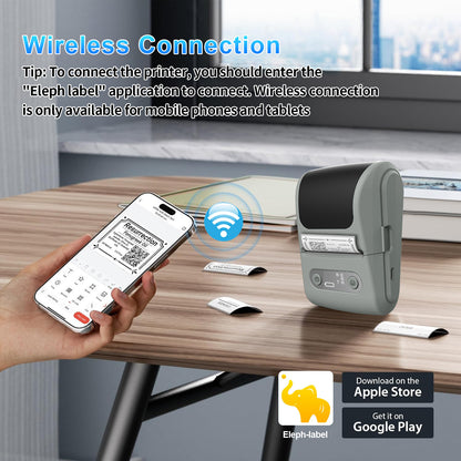 Blue Portable Bluetooth Thermal Label Printer – Compact, Ink-Free Mini Label Maker for Home, Office, and Small Business Use in Australia - Image 6