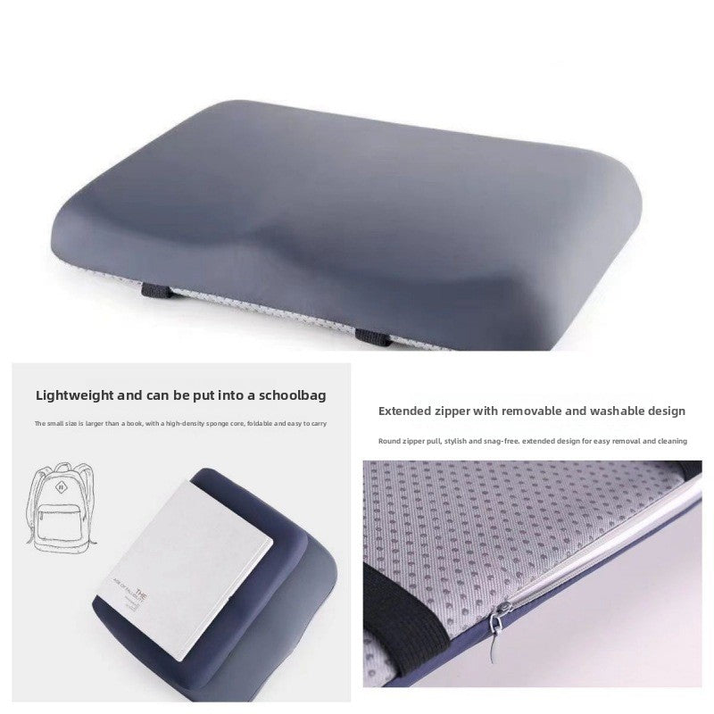 Azurite Ergonomic Memory Foam Student Seat Cushion – 34×24×5cm, Breathable & Anti-Slip Design for Long-Term Sitting Comfort in Classrooms | Ideal for Primary and Secondary School Students - Image 5