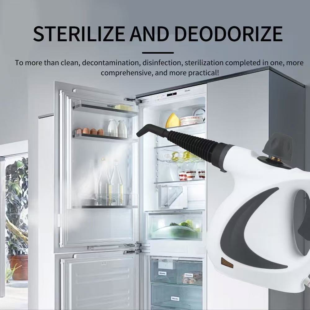 Pink Handheld Steam Cleaner 1050W High Pressure Chemical Free Cleaning Machine with 12 Piece Accessory Set for Kitchen Bathroom Car and Upholstery - Image 5