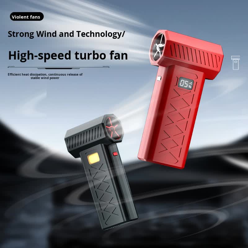 Black High Power Portable Jet Fan Air Blower 130000 RPM Electric Duster for Snow Removal Car Drying Camping and Outdoor Cleaning - Image 5
