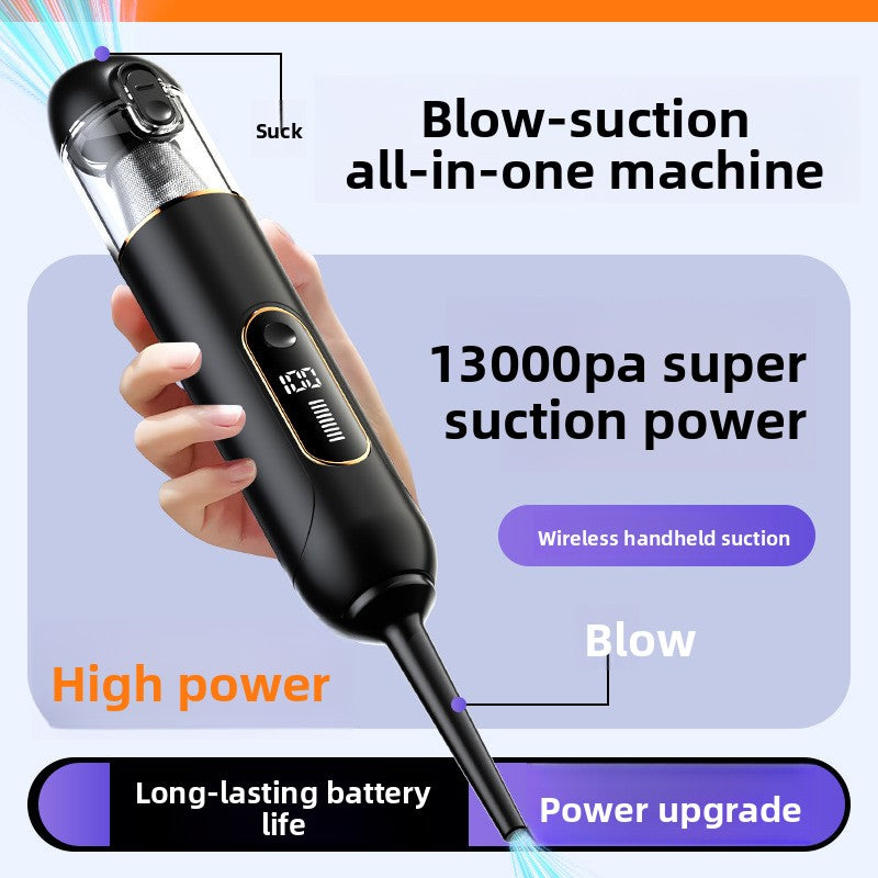 White 2-in-1 Cordless Handheld Car Vacuum Cleaner and Air Blower Powerful Suction Brushless Motor Portable Duster for Home and Auto - Image 3