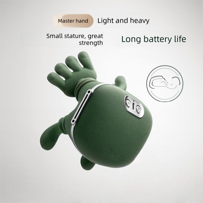 Green Cordless Shoulder and Neck Massager with Heat Rechargeable Shiatsu Deep Tissue Massage Pillow for Pain Relief and Relaxation - Image 2