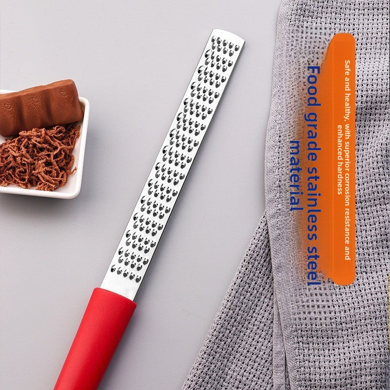 3-PCS Yellow Stainless Steel Lemon Zester and Cheese Grater 32cm Long Multi-functional Kitchen Grater for Citrus Ginger and Chocolate Australian Home Cooking - Image 3