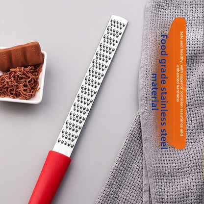 3-PCS Yellow Stainless Steel Lemon Zester and Cheese Grater 32cm Long Multi-functional Kitchen Grater for Citrus Ginger and Chocolate Australian Home Cooking - Image 3