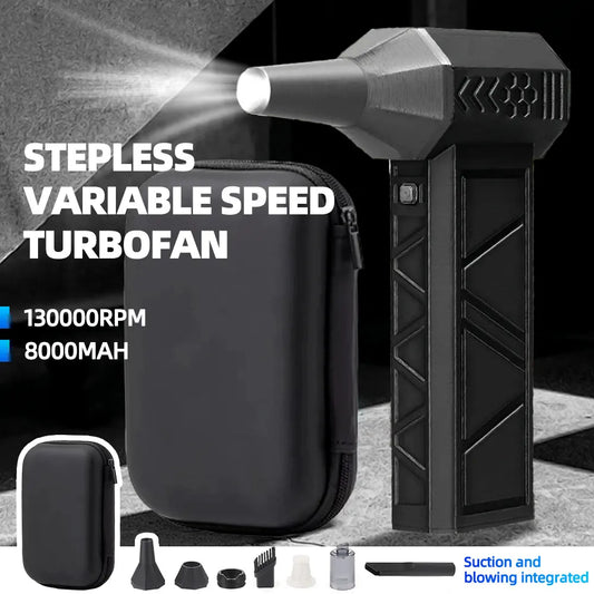 Large 140,000 RPM Cordless Air Duster & Vacuum 4-in-1 with 8000mAh Battery for Australian Homes - Image 2