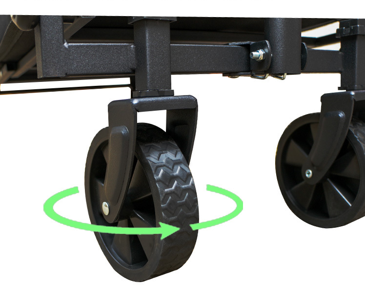 Mini Foldable Outdoor Camping & Utility Wagon with 5-Inch Wheels - Image 5