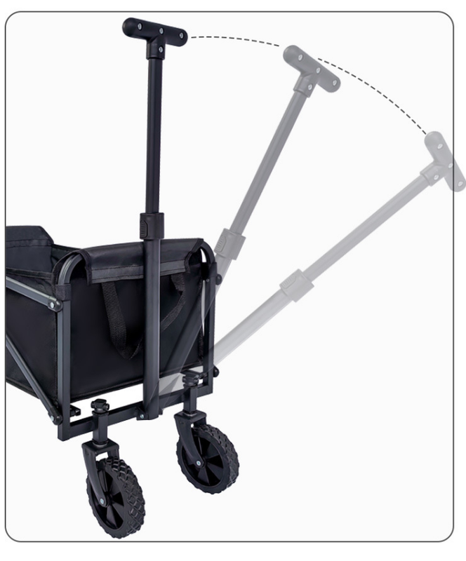 Mini Foldable Outdoor Camping & Utility Wagon with 5-Inch Wheels - Image 7