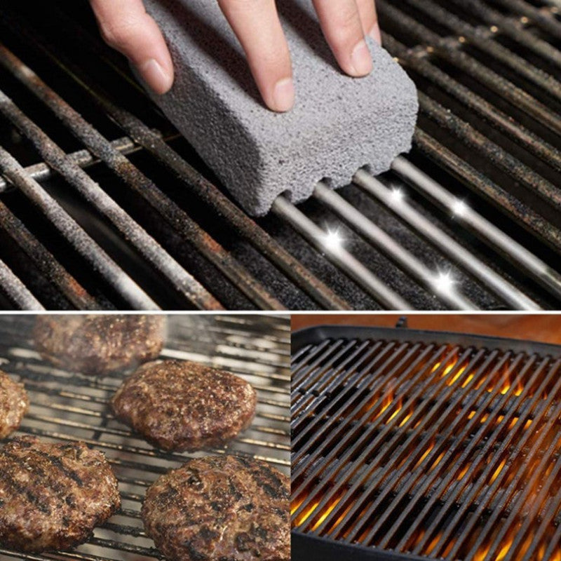 5 Pack Grill Cleaning Brick Pumice Stone BBQ Cleaner Block Heavy Duty Grease Remover for Griddle Stove and Kitchen Sink - Image 2