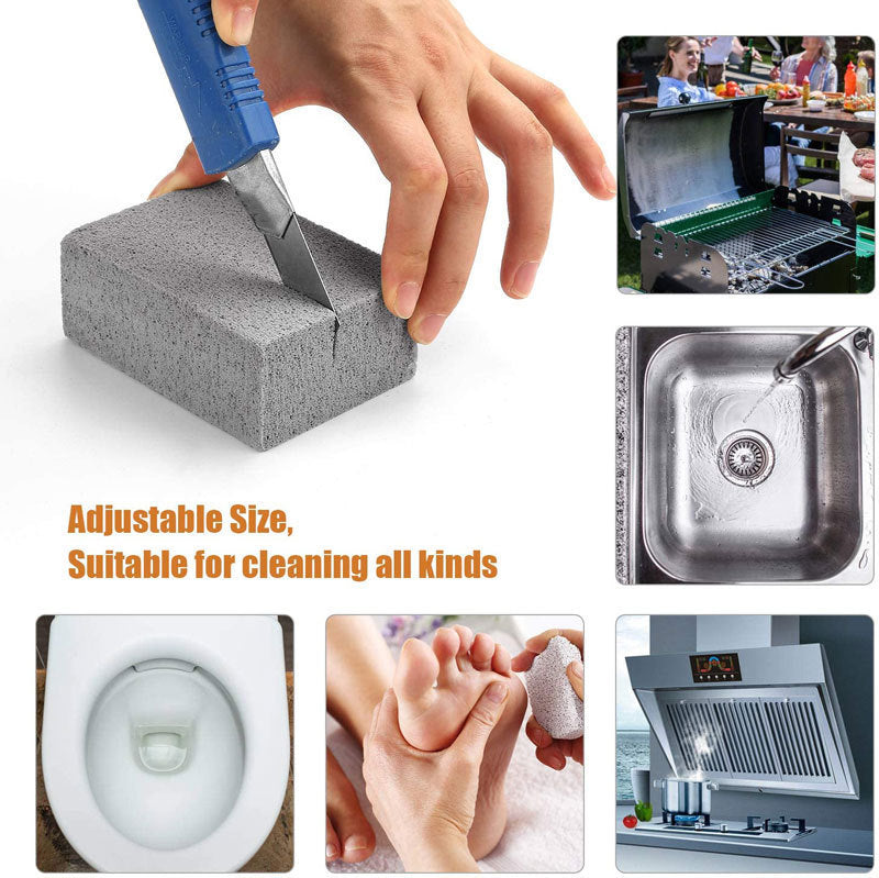 5 Pack Grill Cleaning Brick Pumice Stone BBQ Cleaner Block Heavy Duty Grease Remover for Griddle Stove and Kitchen Sink - Image 6