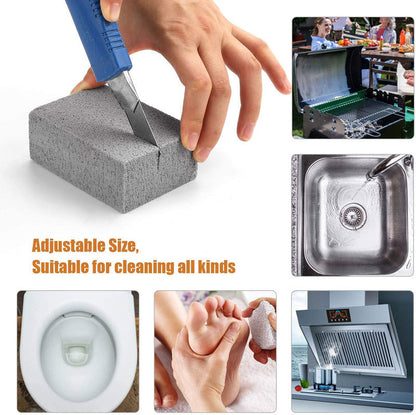 5 Pack Grill Cleaning Brick Pumice Stone BBQ Cleaner Block Heavy Duty Grease Remover for Griddle Stove and Kitchen Sink - Image 6